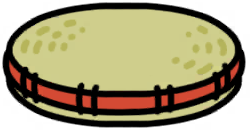 Grass Cushion (Red)