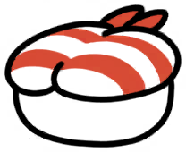 Sushi Cushion (shrimp)