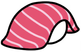 Sushi Cushion (tuna)