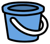 Bucket (Blue)