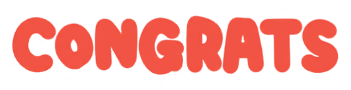 Congrats