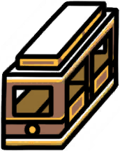 Cardboard Train