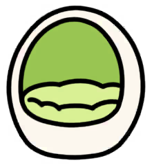 Egg Bed (White)