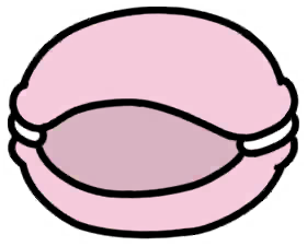Cat Macaron (Pink)