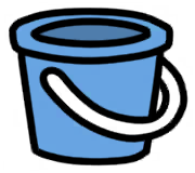 Bucket (Blue)