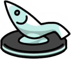 Platinum Fish Statue